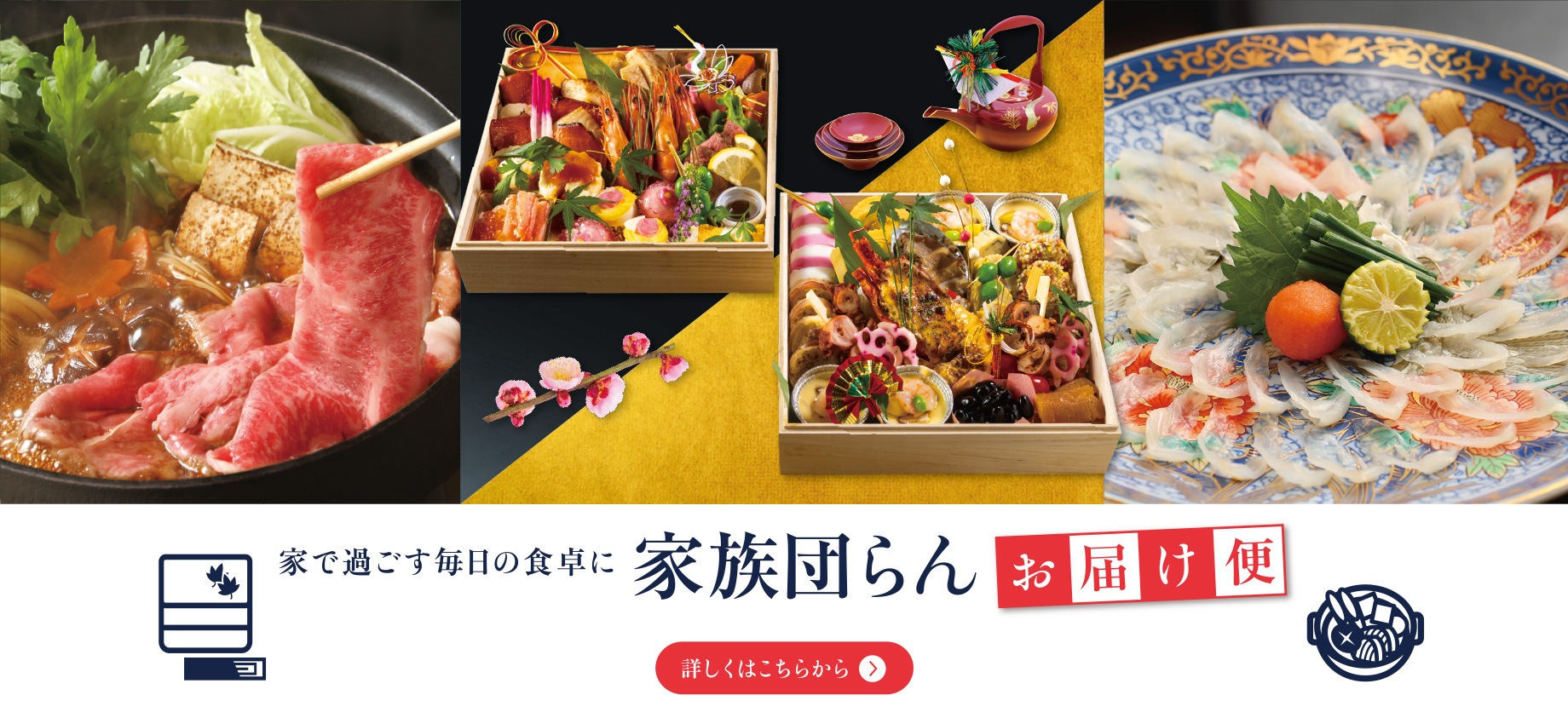 年末年始 家族団らん お届け便